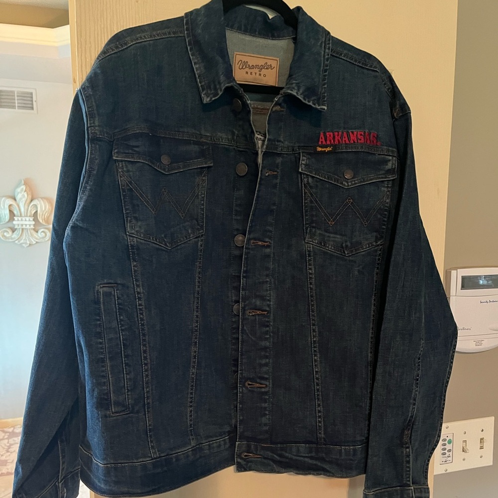 Arkansas Razorbacks Wrangler Denim Jacket